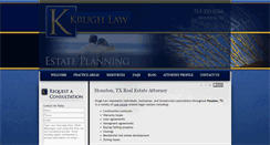 Desktop Screenshot of krughlaw.com
